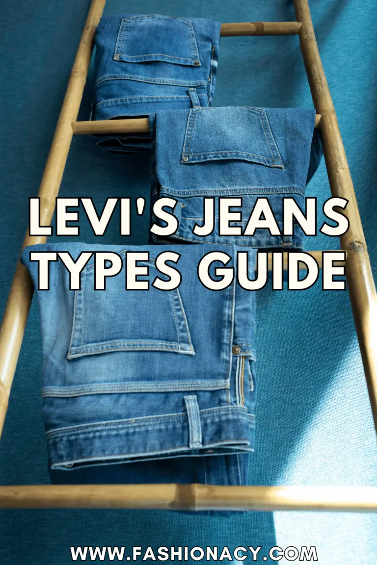 Guide to Levi's Jeans Styles & Numbers