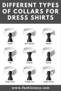 Different Types of Collars For Dress Shirts