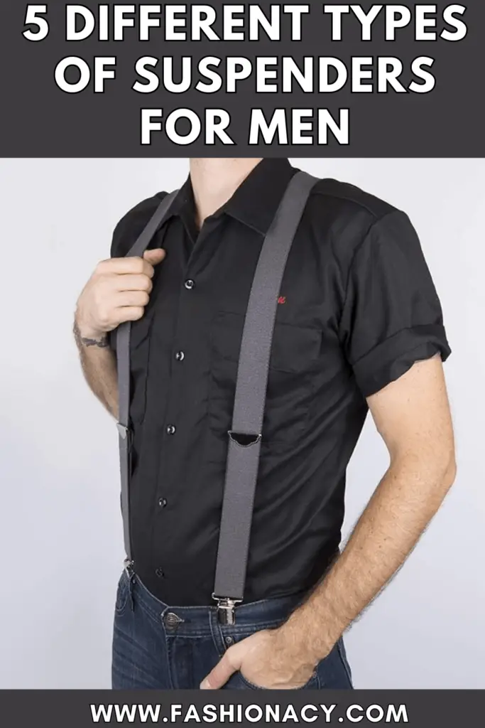 5 Different Types of Suspenders For Men