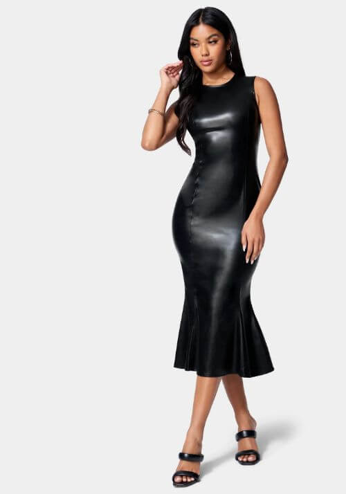 10 Amazing Vegan Leather Dresses (Mini, Midi)