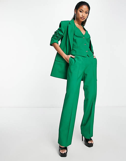 Green Blazer Outfits For Women