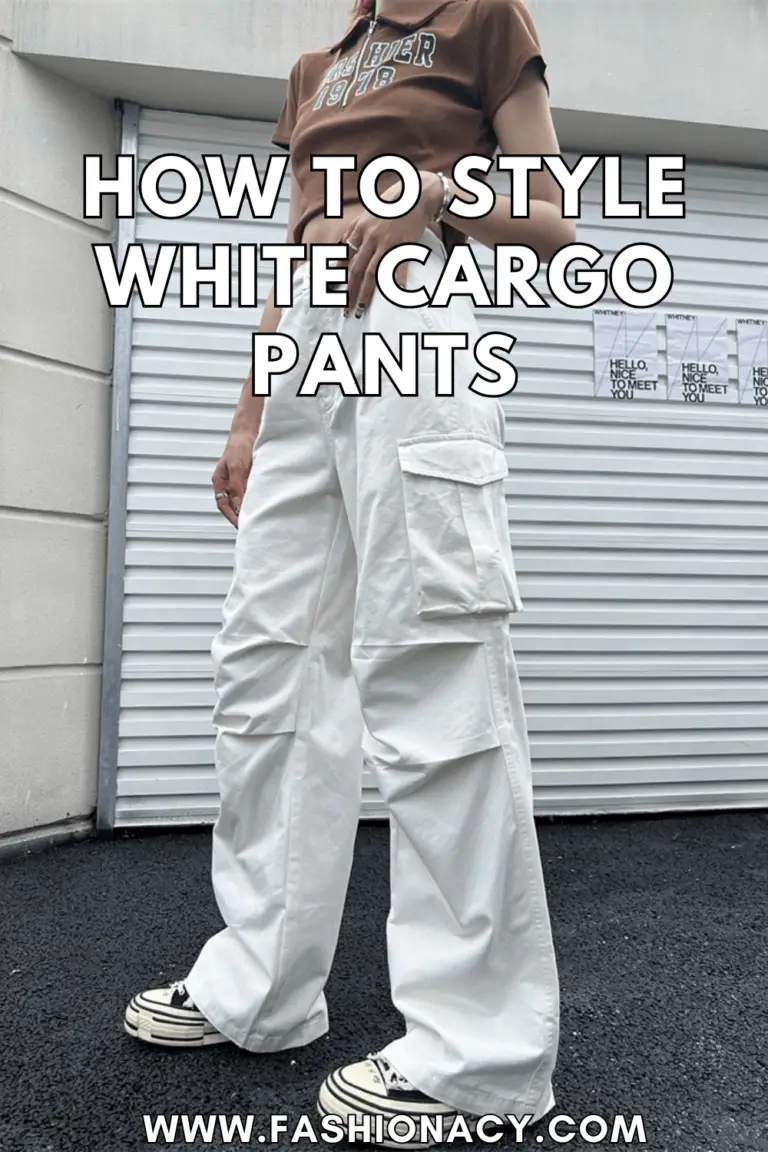 How to Style White Cargo Pants