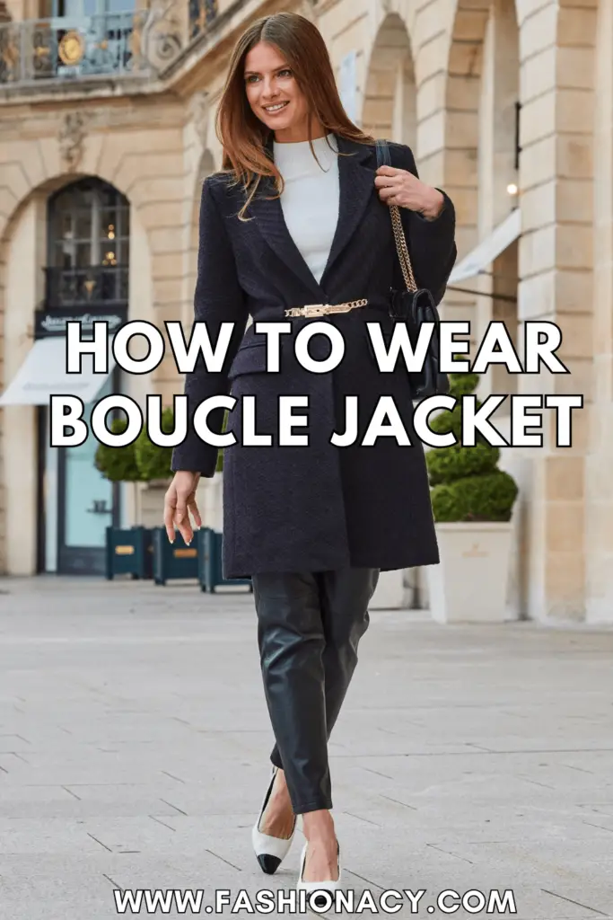How to Style Boucle Jacket