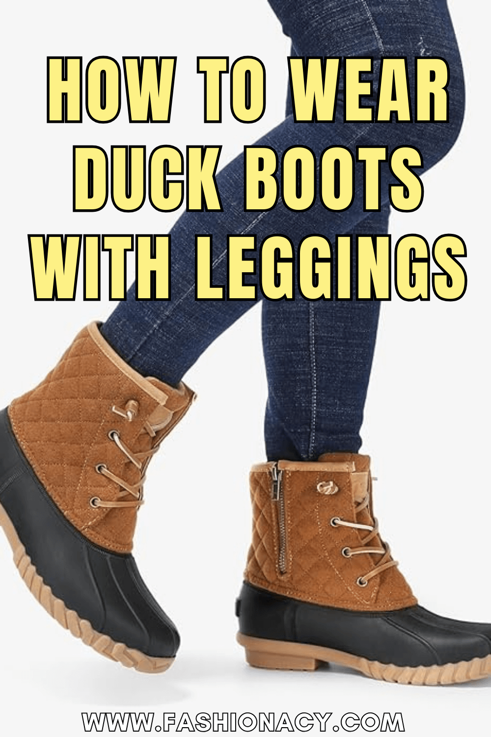 How to Wear Boots With Leggings
