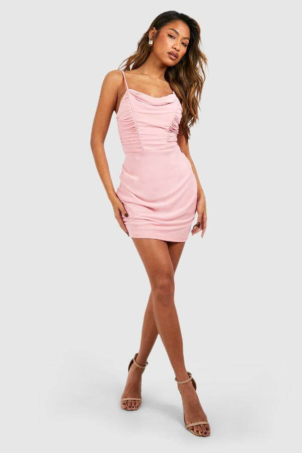 How to Style a Short Pink Dress