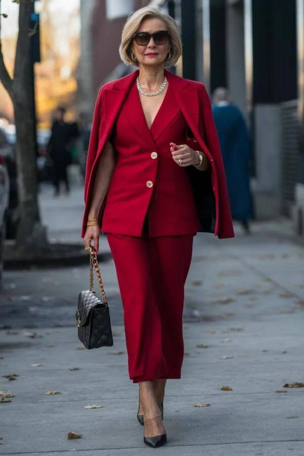 Classy Style Outfits For 60 Year Old Women 