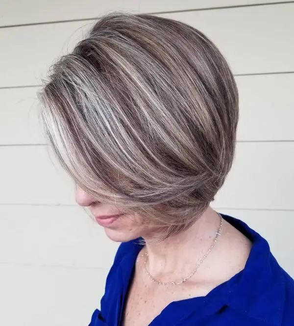 Grey Hair Color For Older Women Over 50
