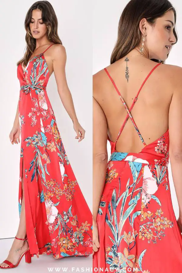 Backless Summer Dress Outfit