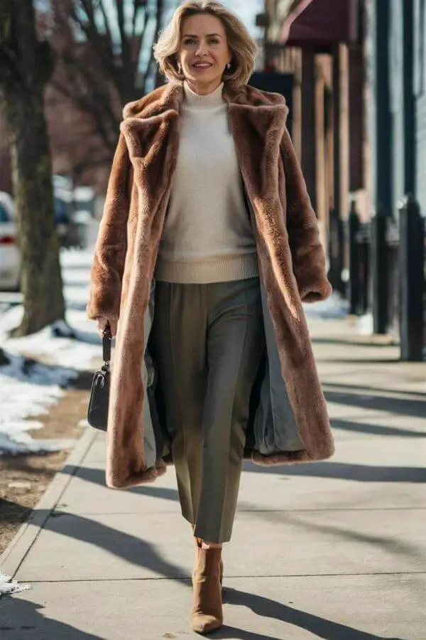 Chic Winter Outfits' For Women Over 50