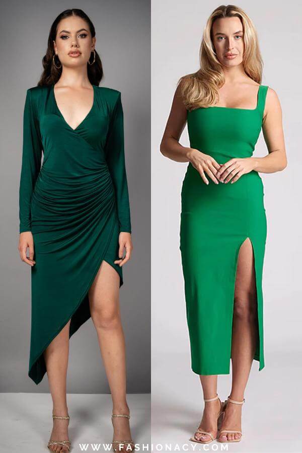 Green Summer Dress Aesthetic