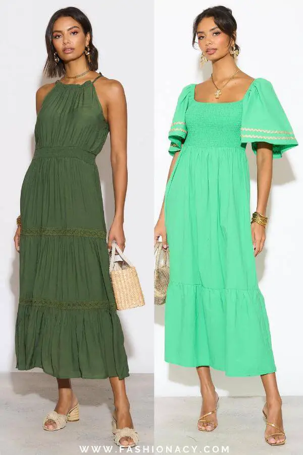 Green Summer Dress