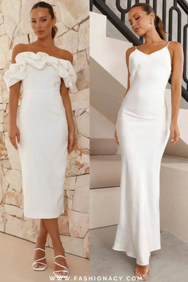 White Evening Dresses
