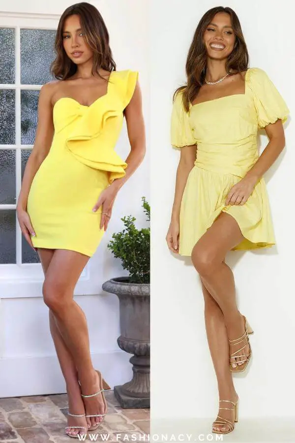 Yellow Summer Dresses For Women