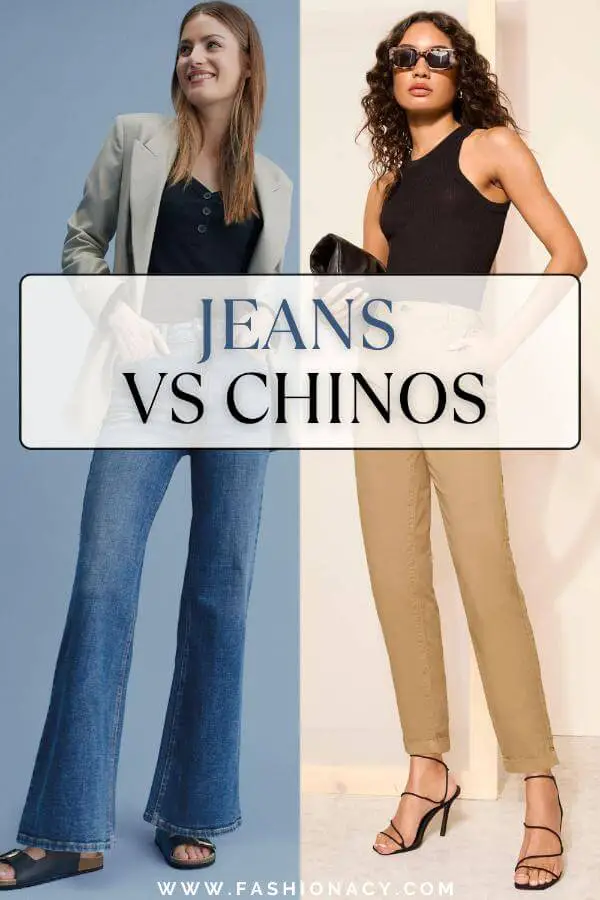 Jeans vs Chinos