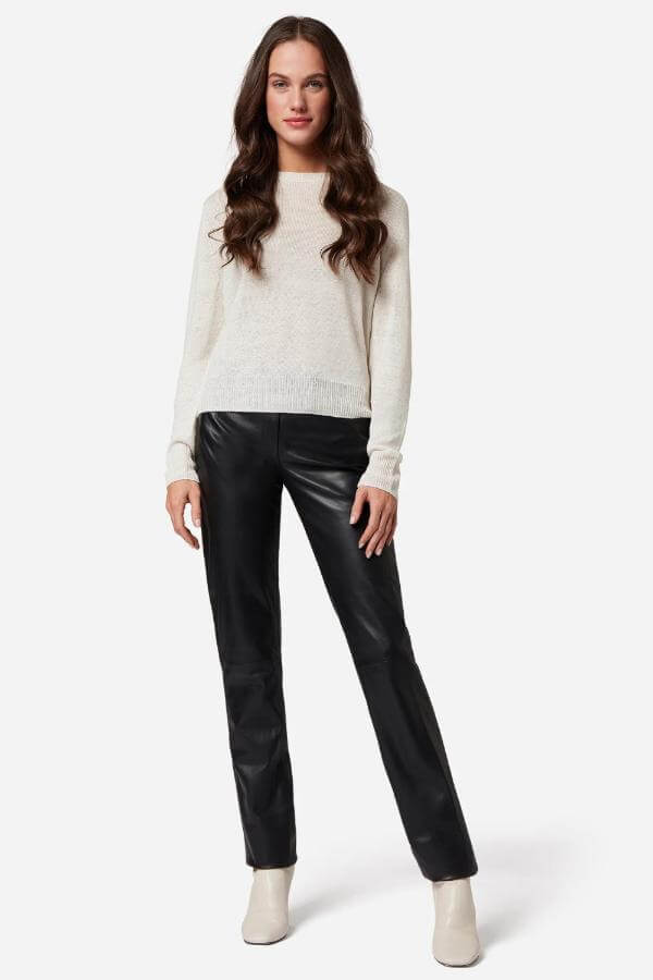 Leather Pants Outfit Casual