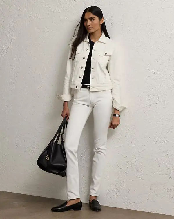 White Jeans Outfit Spring